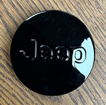 2 1/2" Jeep Cherokee, Compass Gladiator Black Center Cap 1LB77DX8AC set