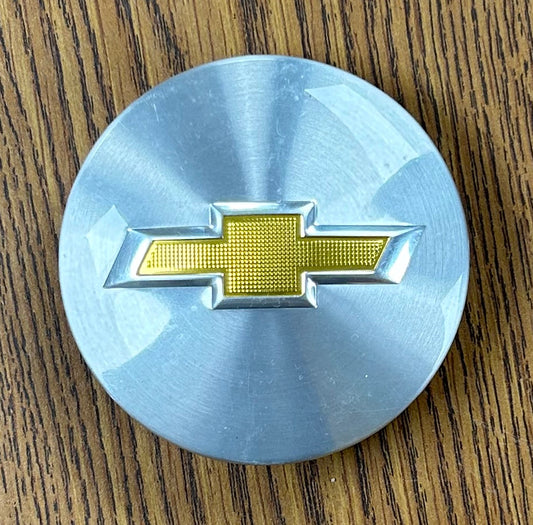 3" Chevrolet Traverse Brushed Center Cap #20997898 single