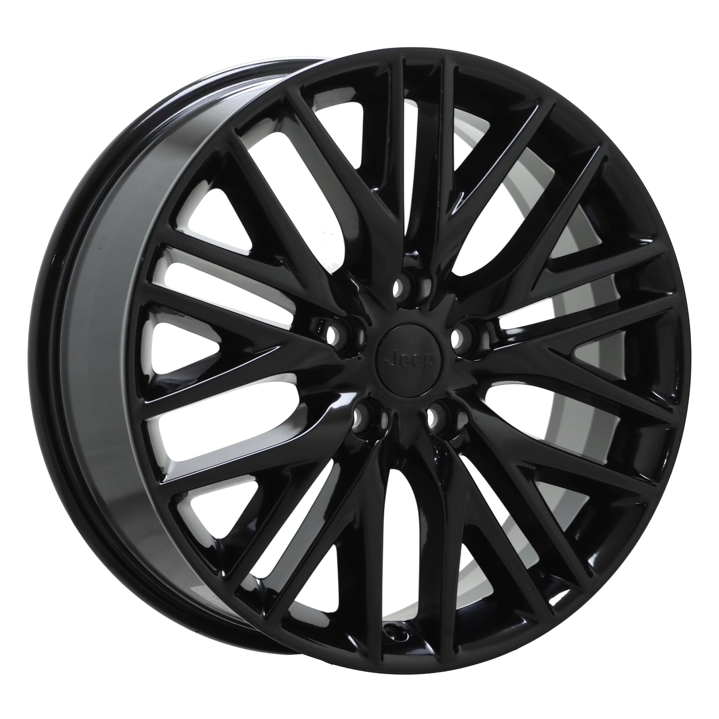 20" Jeep Grand Cherokee Gloss Black wheels rims Factory OEM set 9170