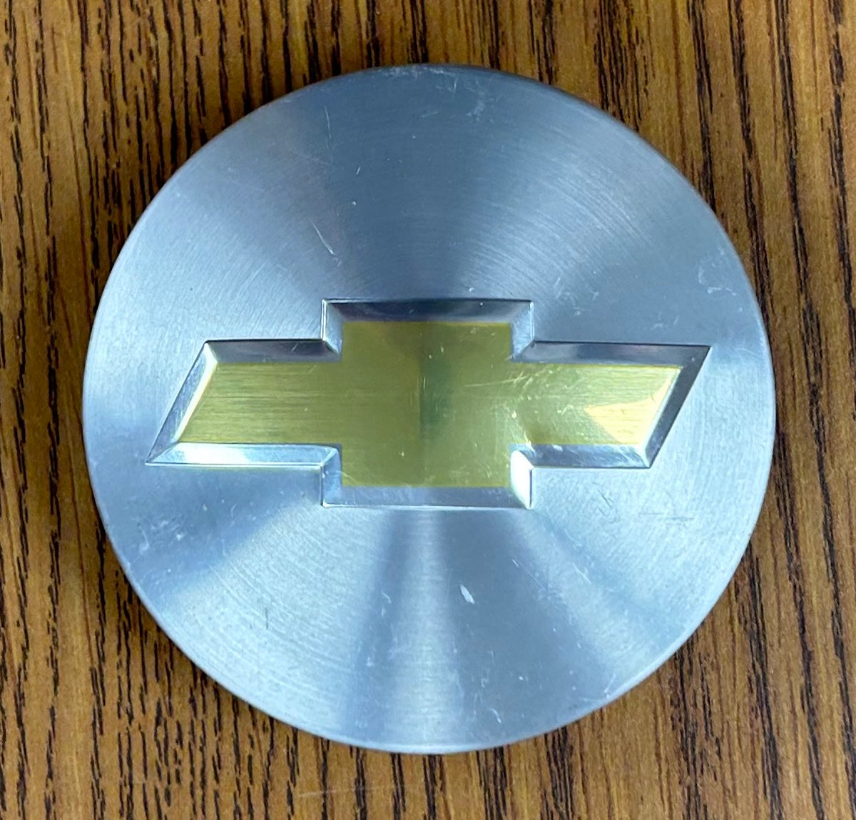 3" Chevrolet Traverse Brushed Center Cap #9598035 single