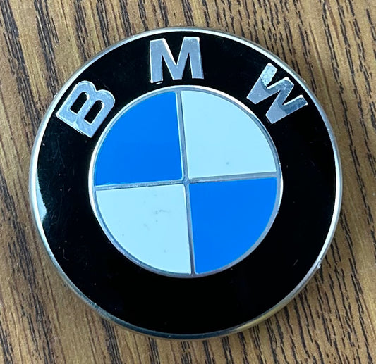 2 11/16" BMW Black Center Cap #36 136 783 536 single
