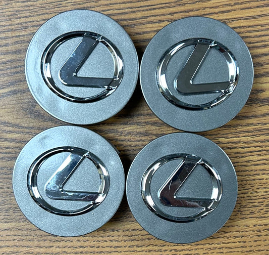 2 1/2" Lexus ES300h, ES350, GS Turbo, GS200t Grey Center Cap 426033055 set
