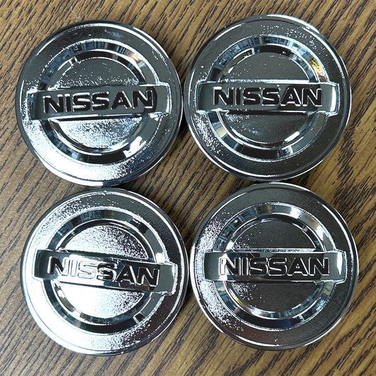 2 1/8" Nissan 350Z, 370Z Altima GT-R Maxima Chrome Center Cap 403435Y700 set