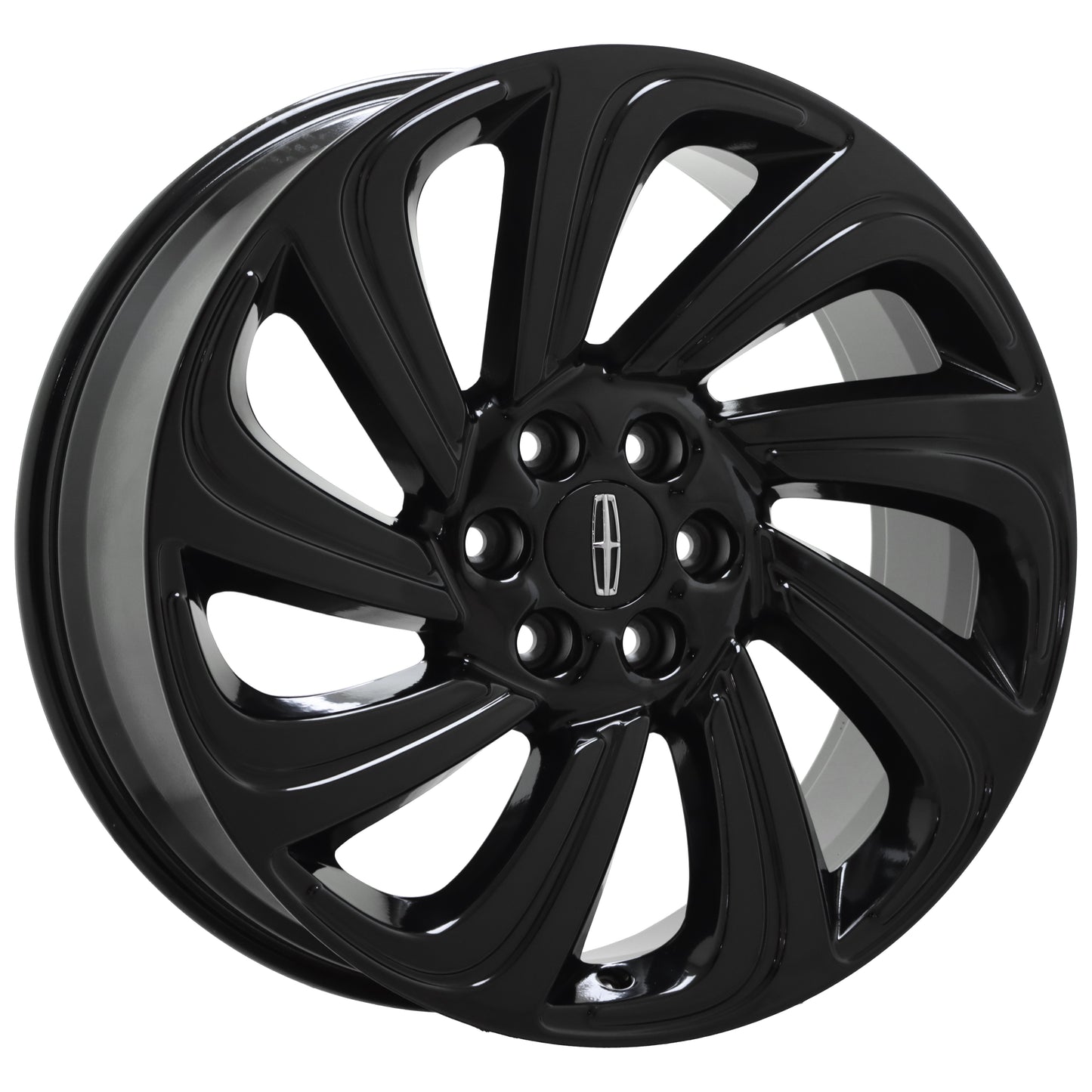 22" Lincoln Navigator Gloss Black wheels rims Factory OEM set 10497 EXCHANGE