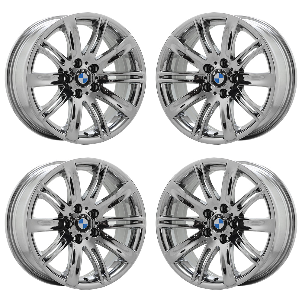 18" BMW 645i, 650i Bright Chrome Factory OEM wheels rims 59488 59490 EXCHANGE
