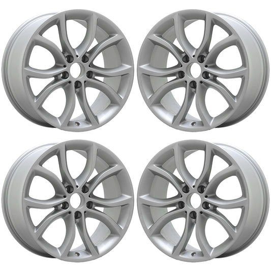 19" BMW X6 Silver Factory OEM wheels rims set 86262 86261