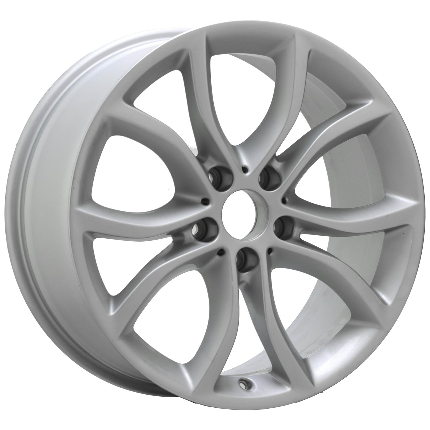 19" BMW X6 Silver Factory OEM wheel rim single 86261 (Rear)