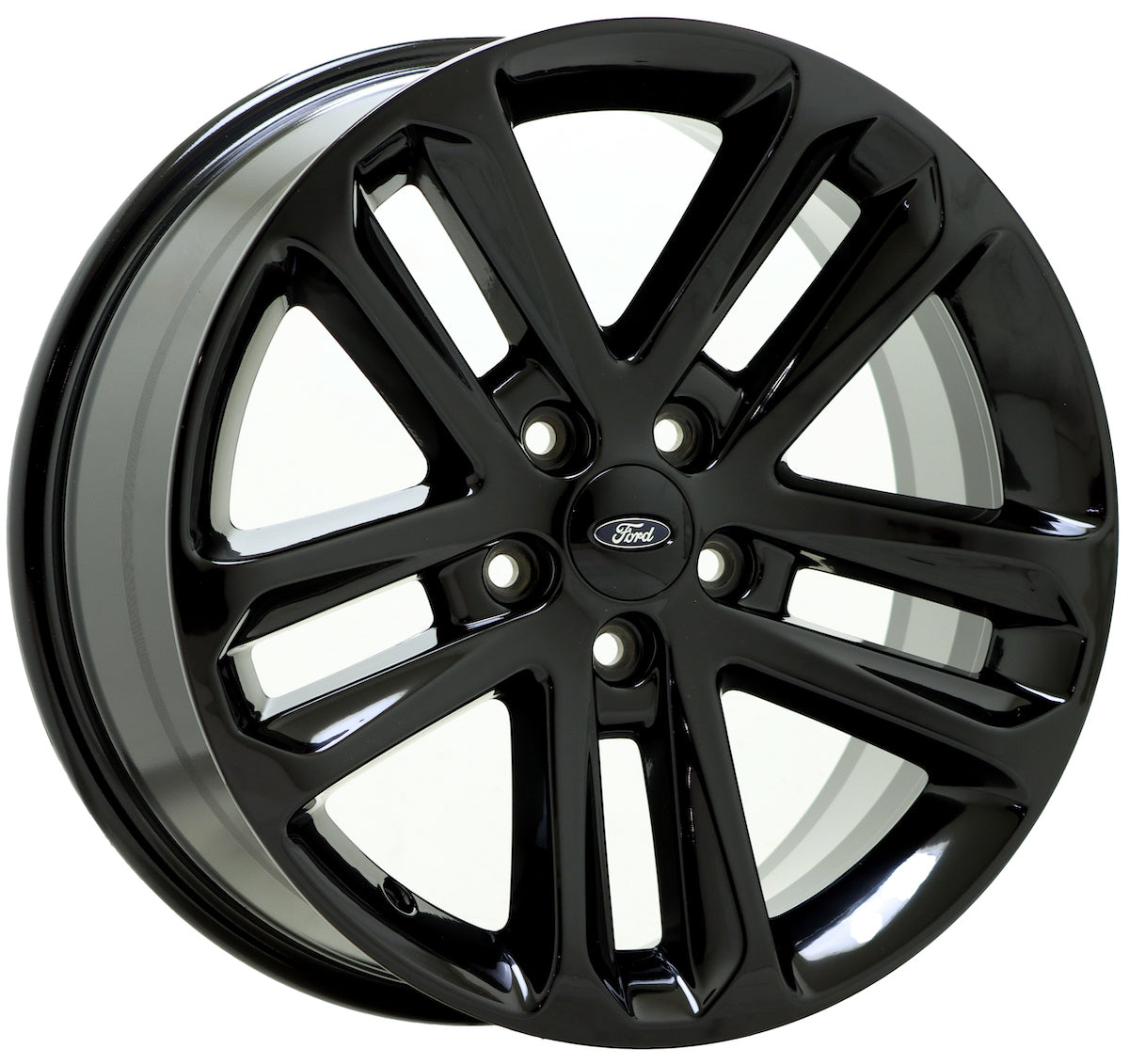 18" Ford Explorer Gloss Black wheels rims Factory OEM set 3859 EXCHANGE