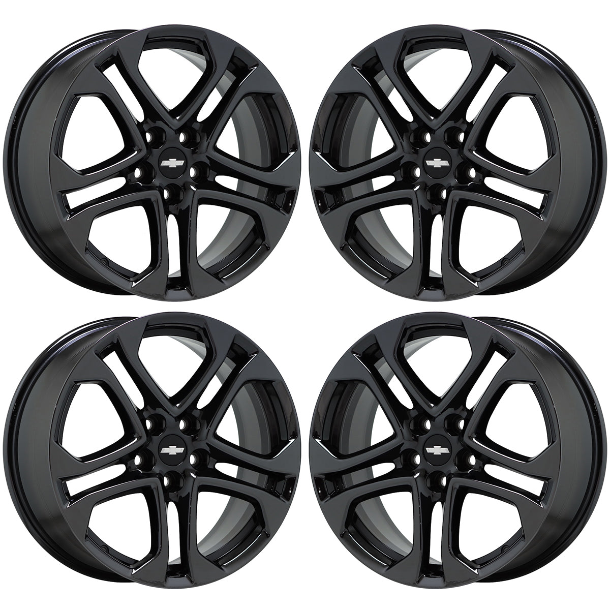 19" Chevrolet SS Black Chrome wheels rims Factory OEM set 5721 5722 EXCHANGE