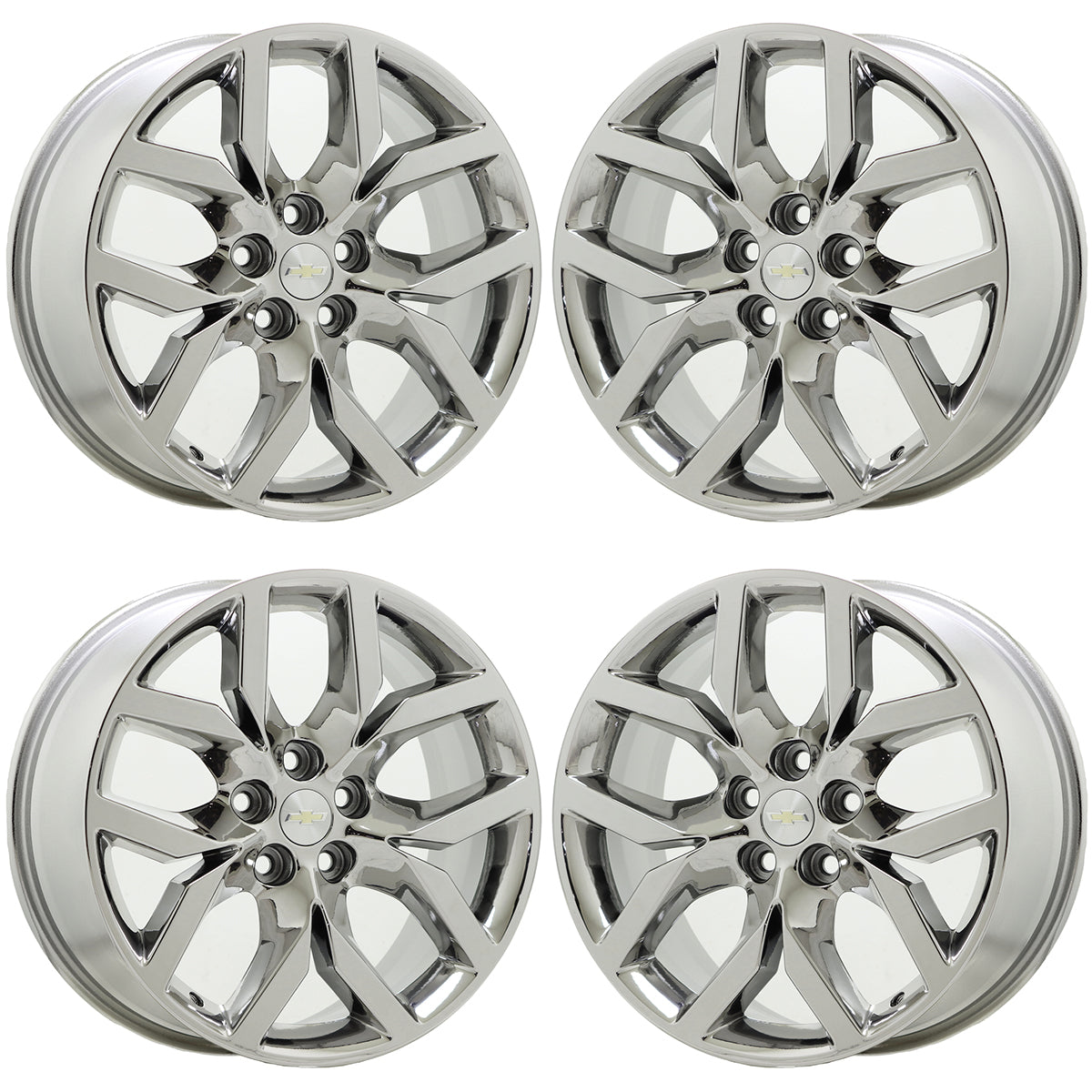 19" Chevrolet Impala Bright Chrome wheels rims Factory OEM set 5613