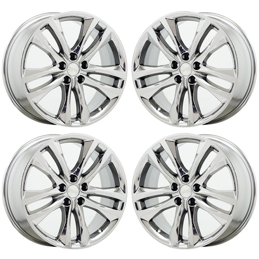 19" Chevrolet Malibu Bright Chrome wheels rims Factory OEM set 5857 5895
