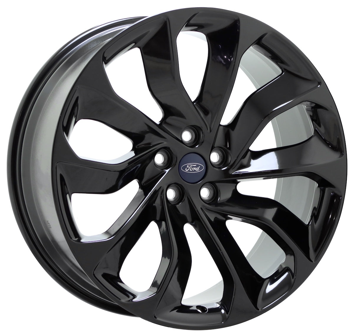 21" Lincoln Aviator Gloss Black wheels rims Factory OEM set 10239
