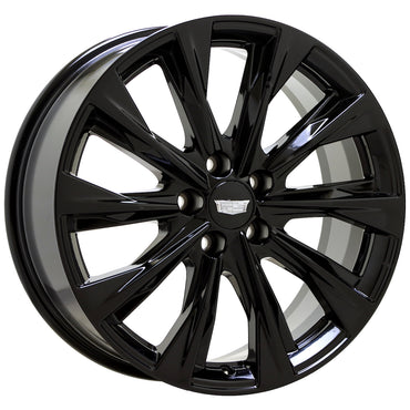 19" Cadillac CT4 Gloss Black wheels rims Factory OEM set 4863 4864