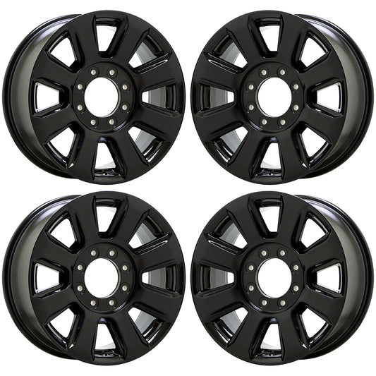 20" Ford F250 F350 SRW Gloss Black wheels rims Factory OEM set 10103 EXCHANGE