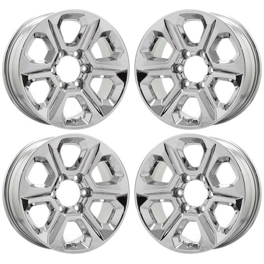 17" Toyota 4Runner Bright Chrome wheels rims Factory OEM set 75153