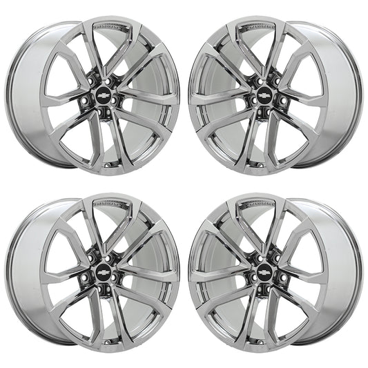 20" Chevrolet Camaro ZL1 Bright Chrome wheels rims Factory 5547 5548 EXCHANGE