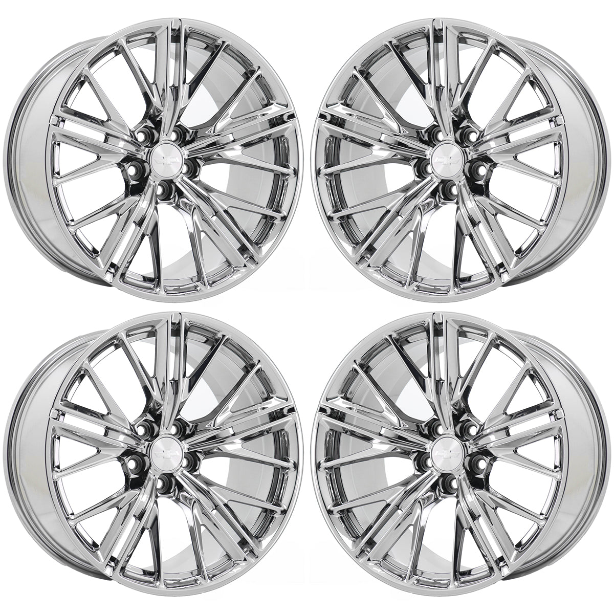 20" Camaro ZL1 Bright Chrome wheels rims Factory OEM set 5773 5774 EXCHANGE