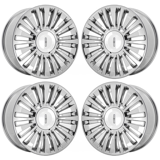 22" Lincoln Navigator Bright Chrome wheels rims Factory OEM set 10026 EXCHANGE