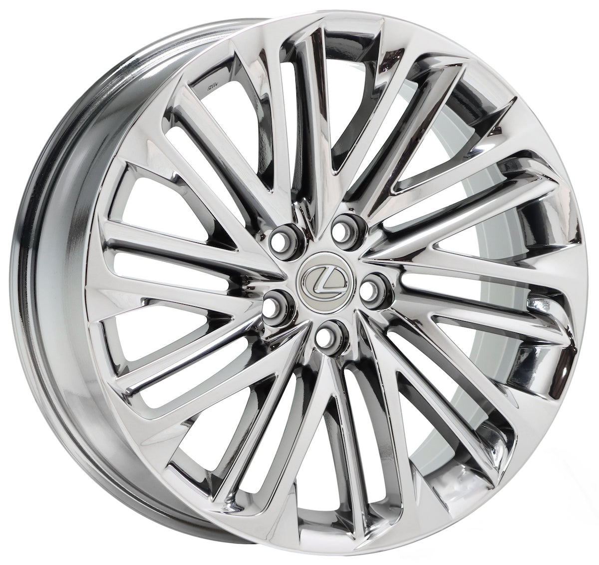 20" Lexus RX350 RX450 Bright Chrome wheels rims Factory OEM set 74393 EXCHANGE