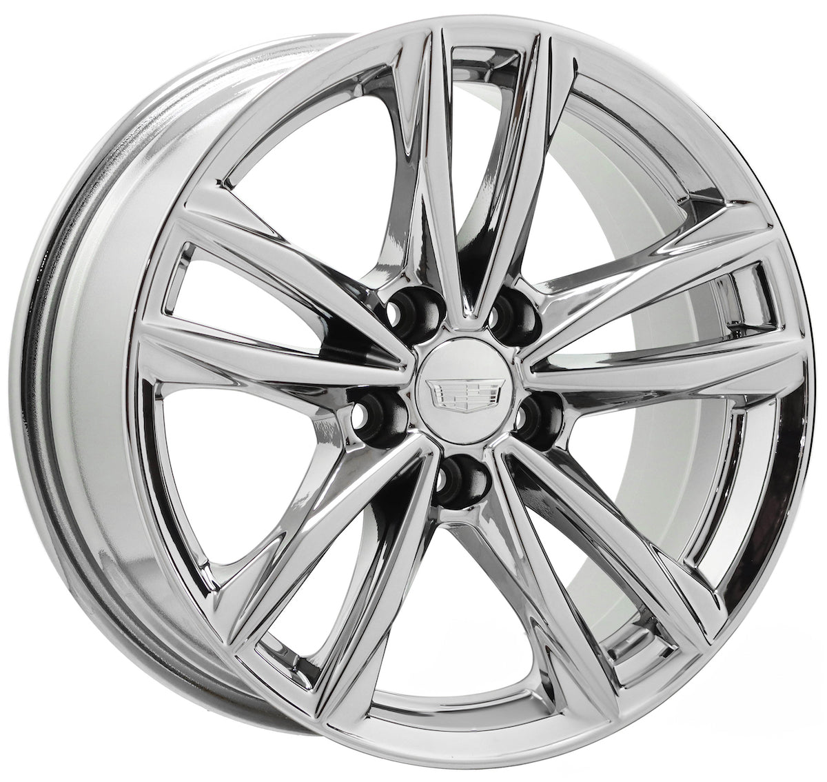 17" Cadillac CT4 Bright Chrome wheels rims Factory OEM set 4857 96917 EXCHANGE
