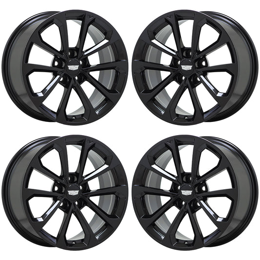 19" Cadillac CTS-V Gloss Black wheels Factory OEM set 4752 4754 EXCHANGE