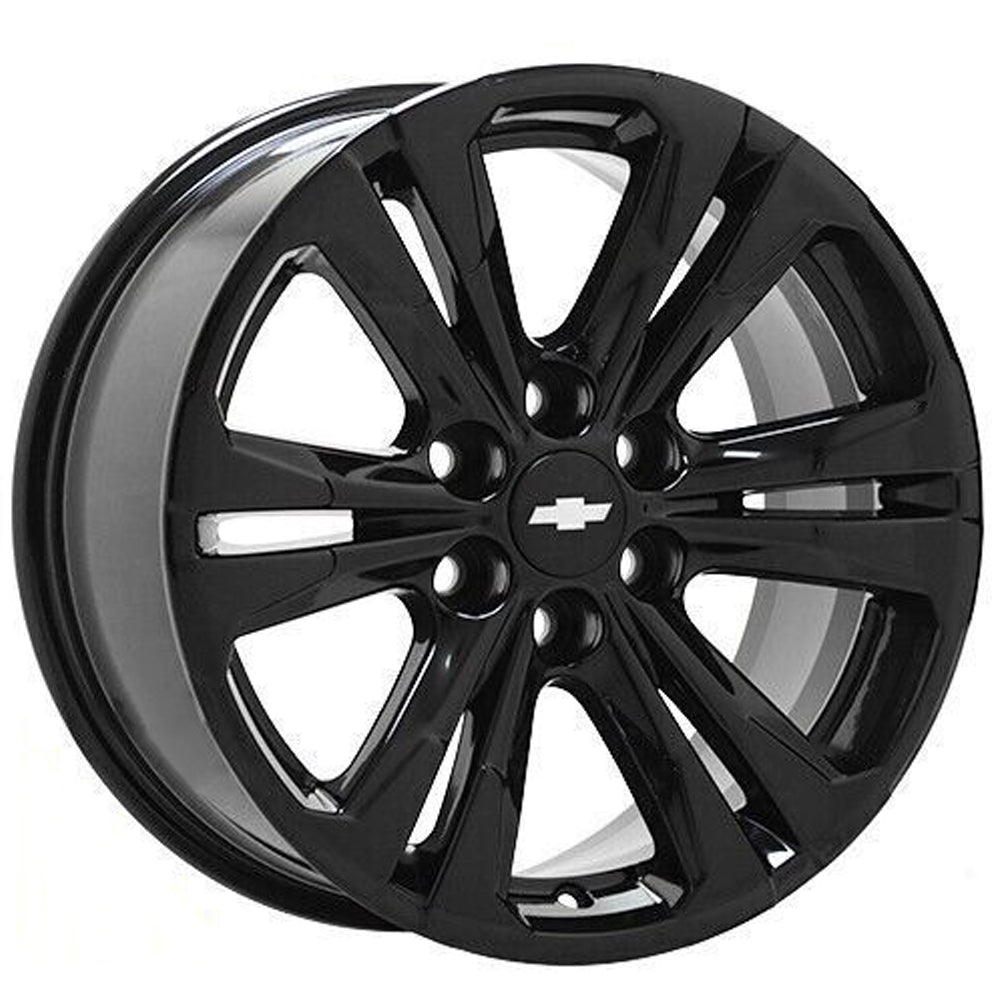 17" Chevrolet Colorado GMC Canyon Gloss Black wheels rims OEM set 14027 EXCHANGE