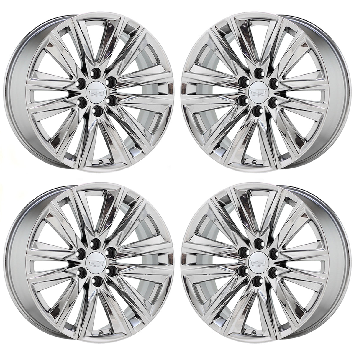 22" Cadillac Escalade Sport Bright Chrome wheels rims Factory OEM 4869 EXCHANGE