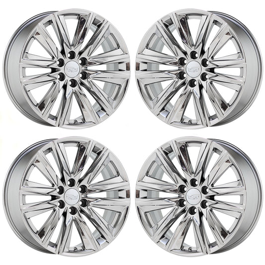 22" Cadillac Escalade Sport Bright Chrome wheels rims Factory OEM 4869 EXCHANGE