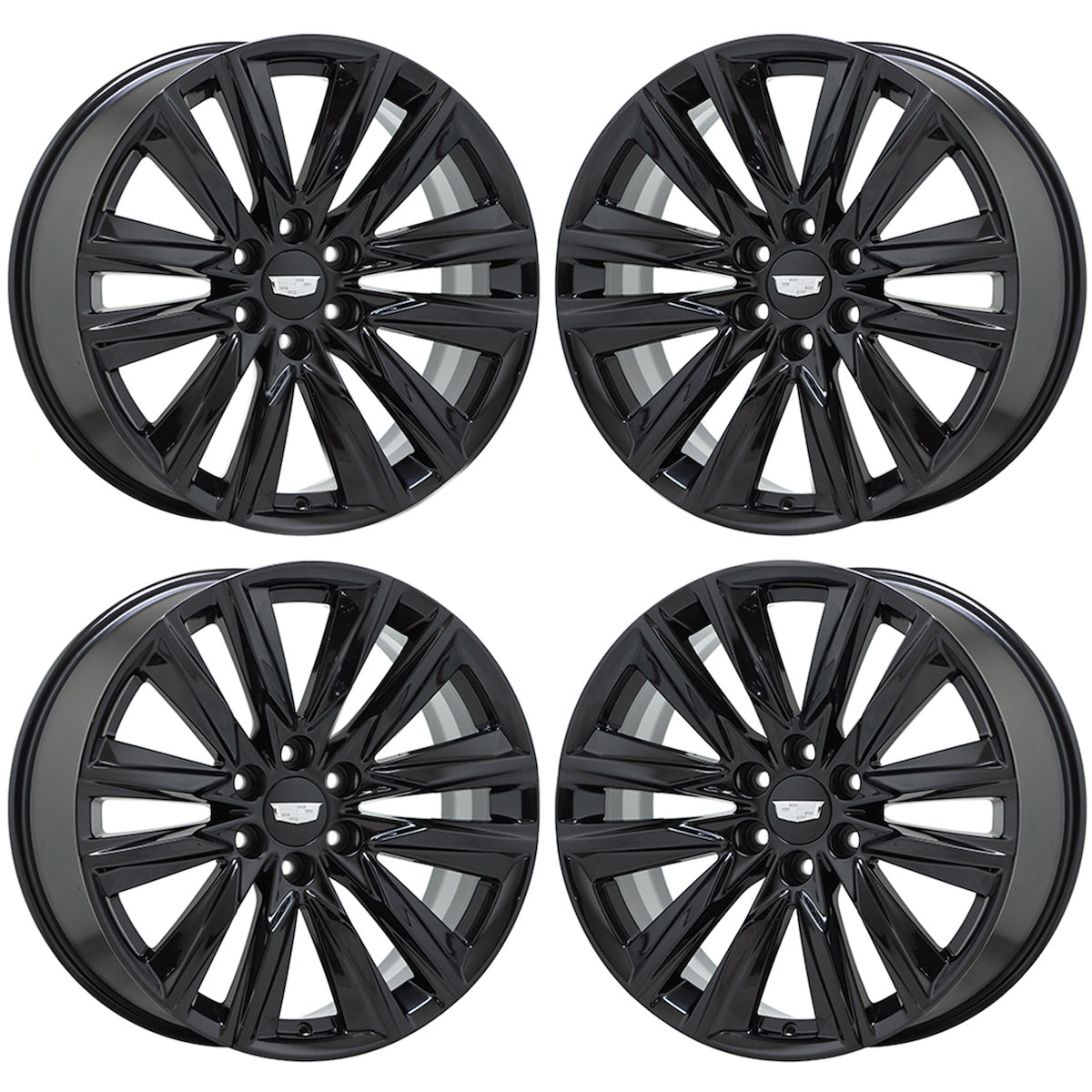 22" Cadillac Escalade Sport Gloss Black wheels rims Factory OEM 4869 EXCHANGE