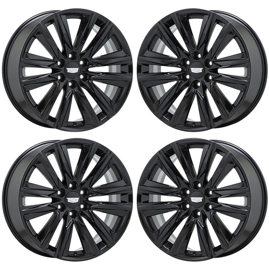 22" Cadillac Escalade Sport Gloss Black wheels rims Factory OEM 4869 EXCHANGE