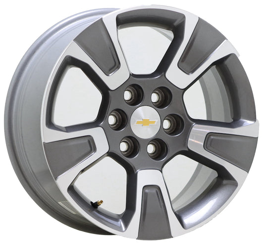 17" Chevrolet Colorado GMC Canyon Machined Grey wheels rims Factory OEM 5671 x1