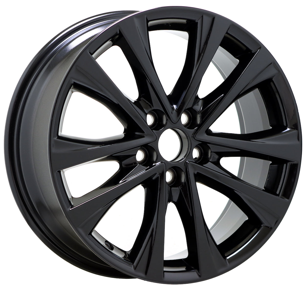 18" Toyota RAV4 Gloss Black wheels rims Factory OEM set 75200 EXCHANGE