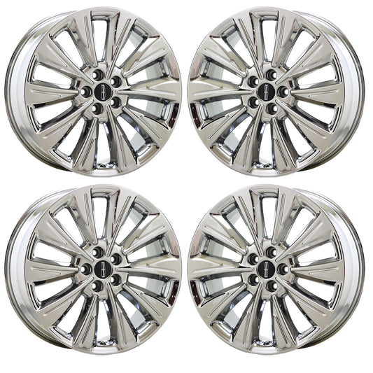 19" Lincoln Corsair Bright Chrome wheels rims Factory OEM 10248 EXCHANGE