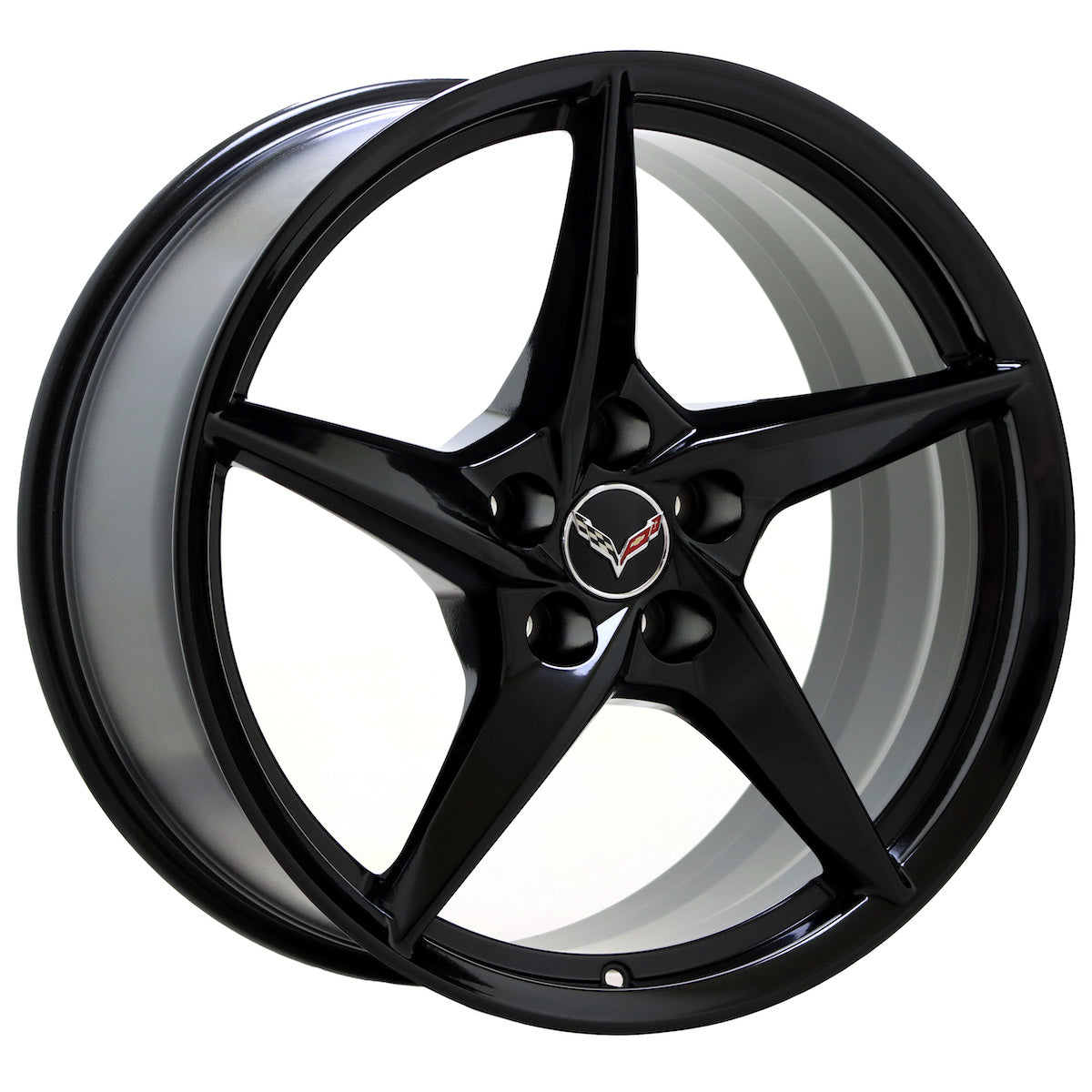 20" 21" Corvette C8 Z06 E-Ray Gloss Black wheels rims Factory OEM Set EXCHANGE