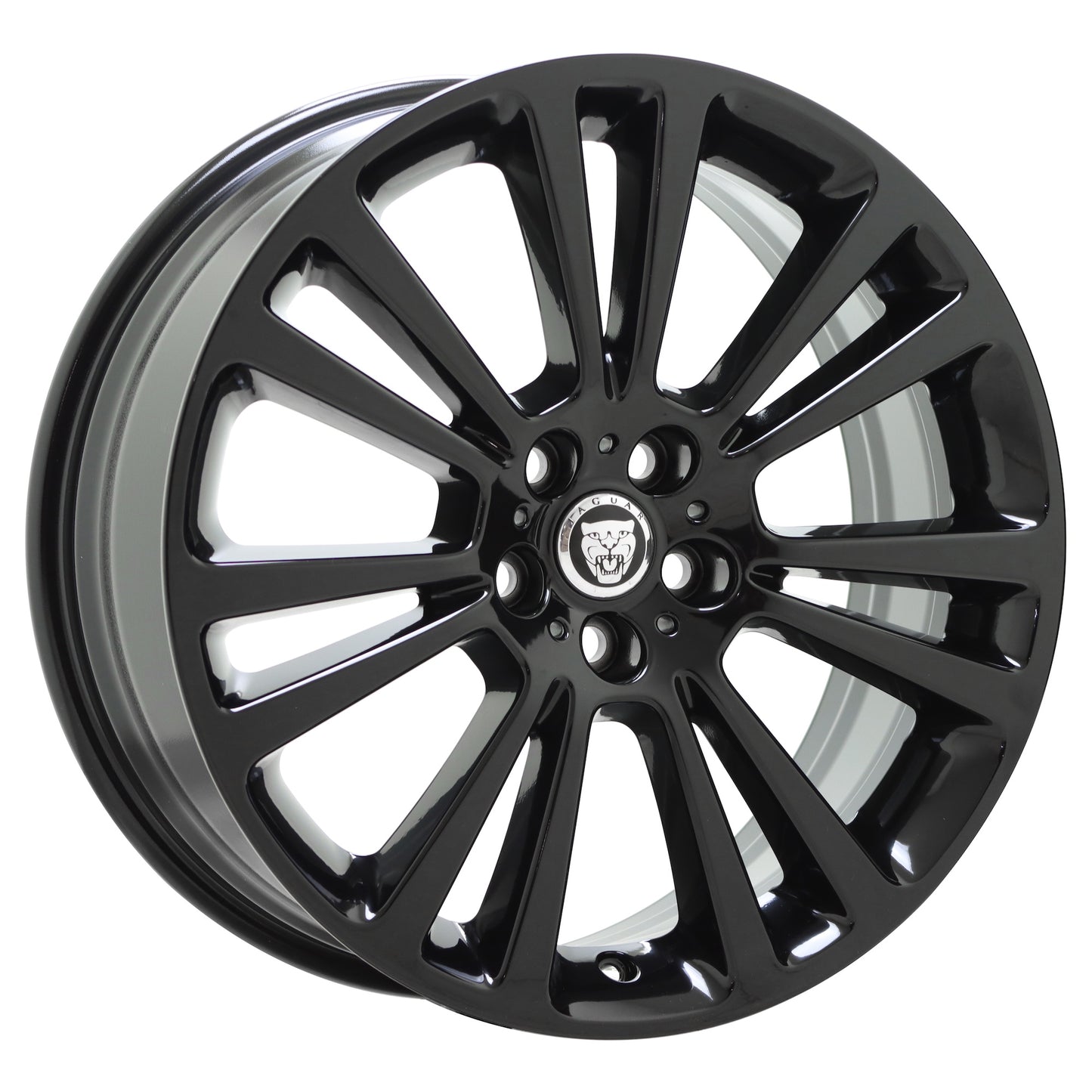 19" Jaguar XF Gloss Black Wheels Rims 2009-2021 Factory OEM set 59949 EXCHANGE