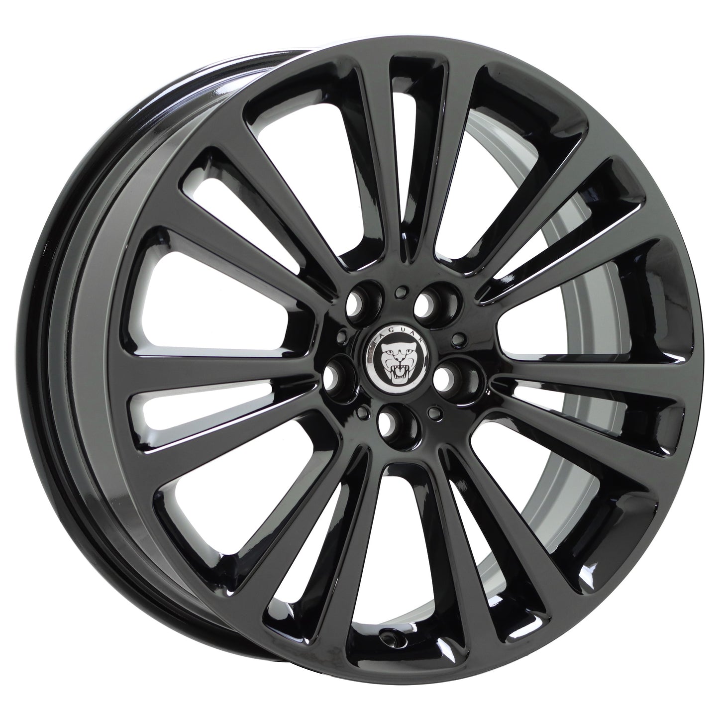 19" Jaguar XF Black Chrome Wheels Rims 2009-2021 Factory OEM set 59949 EXCHANGE