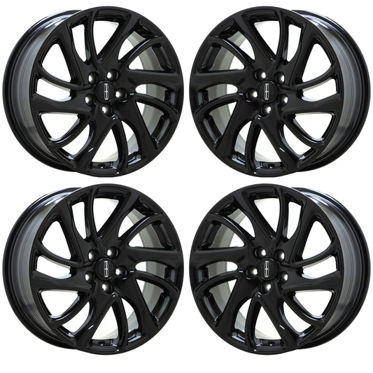 18" Lincoln Corsair Gloss Black wheels rims Factory OEM 10247