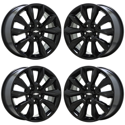 17" Chevrolet Trailblazer Gloss Black wheels rims Factory OEM set 14039 EXCHANGE