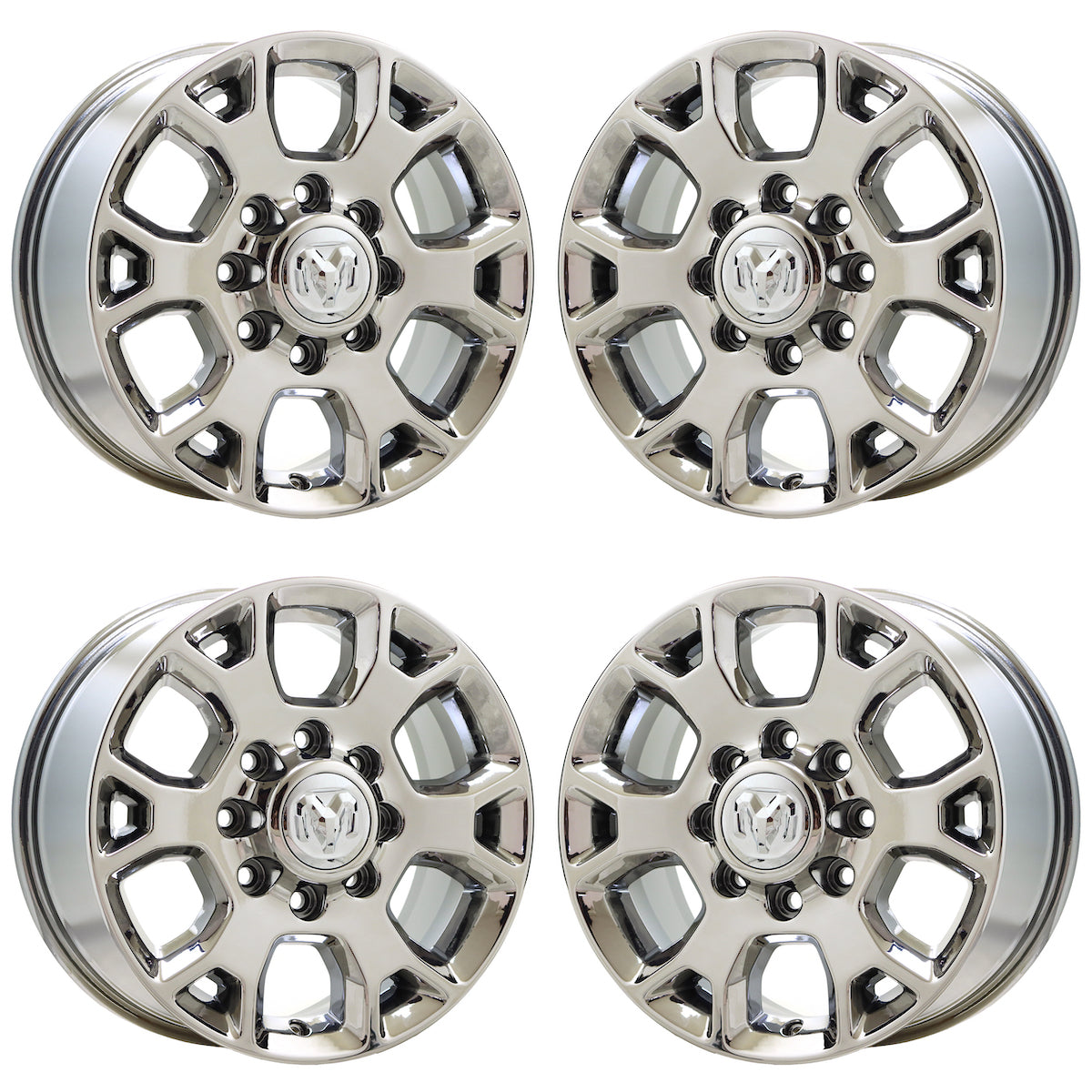 18" Dodge Ram 2500-3500 Truck Bright Chrome wheels rims Factory OEM set 2693