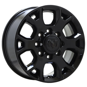 18" Dodge Ram 2500-3500 Truck Gloss Black wheels rims Factory OEM set 2693