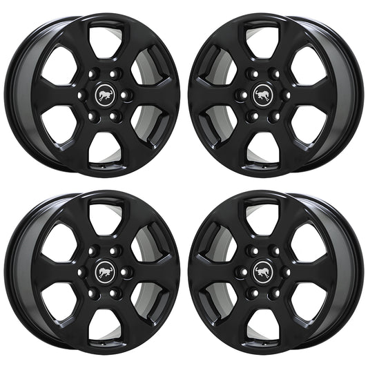 17" Ford Bronco Satin Black wheels rims Factory OEM set 10384 EXCHANGE