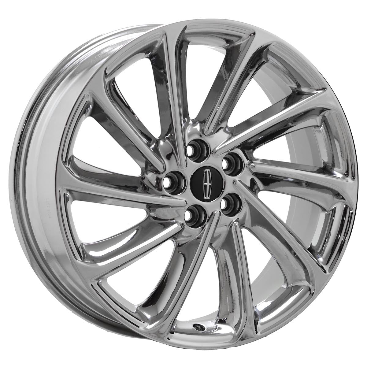 19" Lincoln Corsair Bright Chrome wheels rims Factory OEM set 10422 EXCHANGE