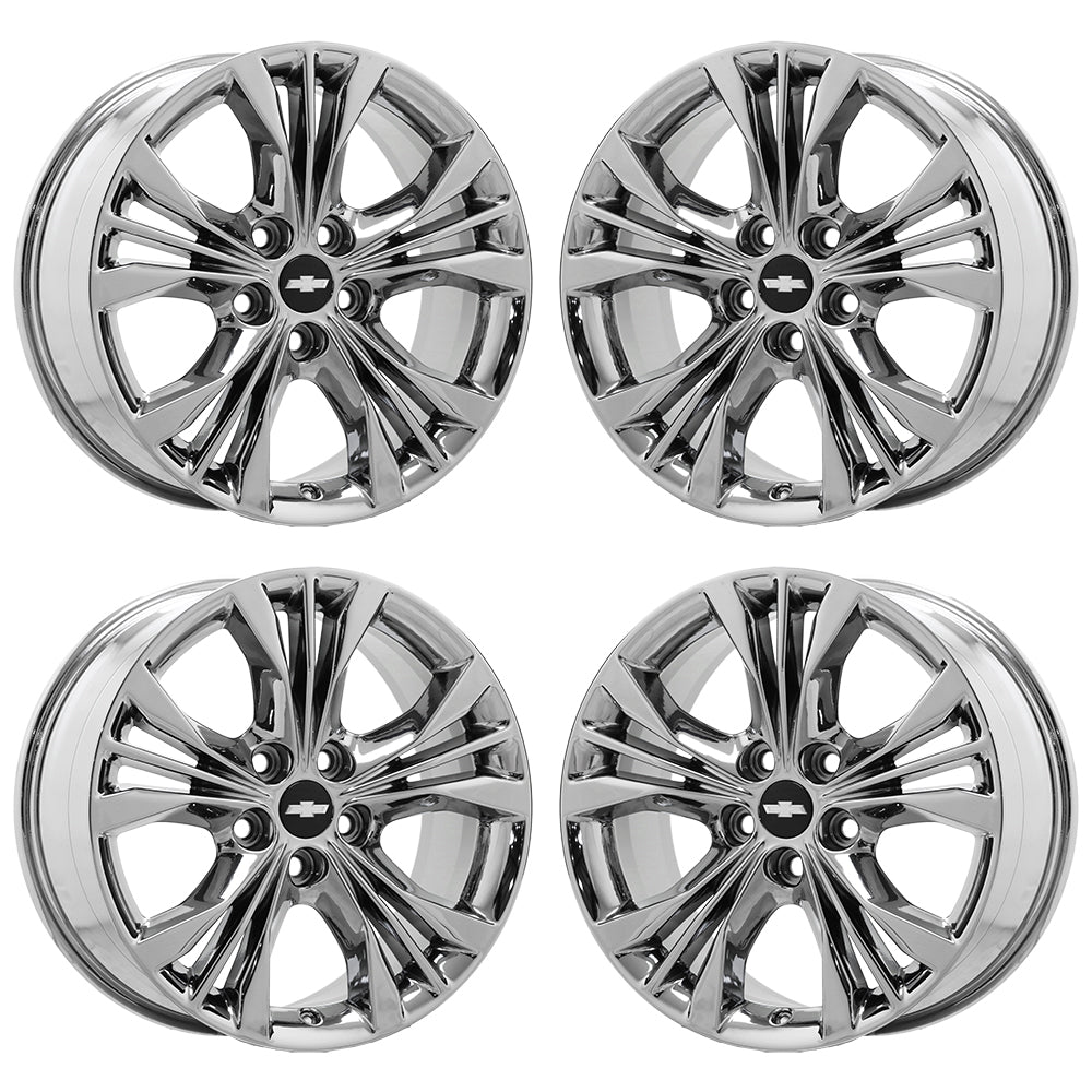 18" Chevrolet Impala Bright Chrome wheels rims Factory OEM set 5710 5612