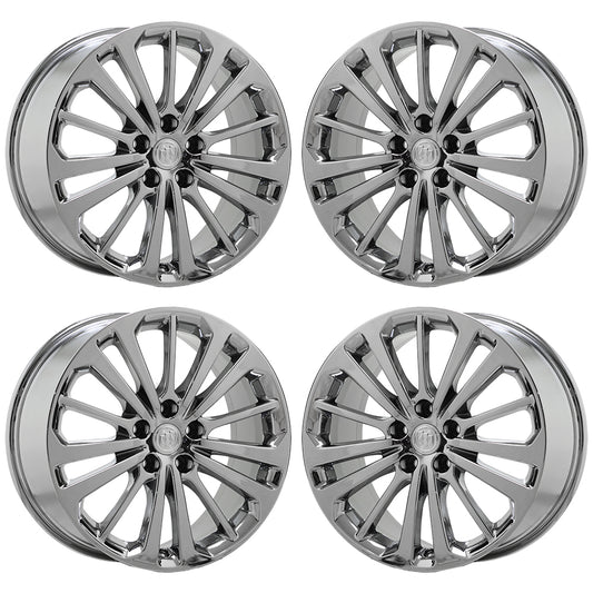 18" Buick Regal Bright Chrome wheels rims Factory OEM set 4812 EXCHANGE