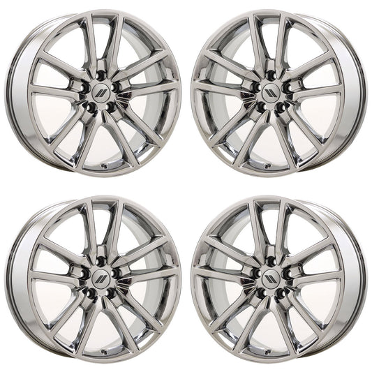 20" Dodge Charger Challenger Bright Chrome wheels rims Factory OEM set 2712