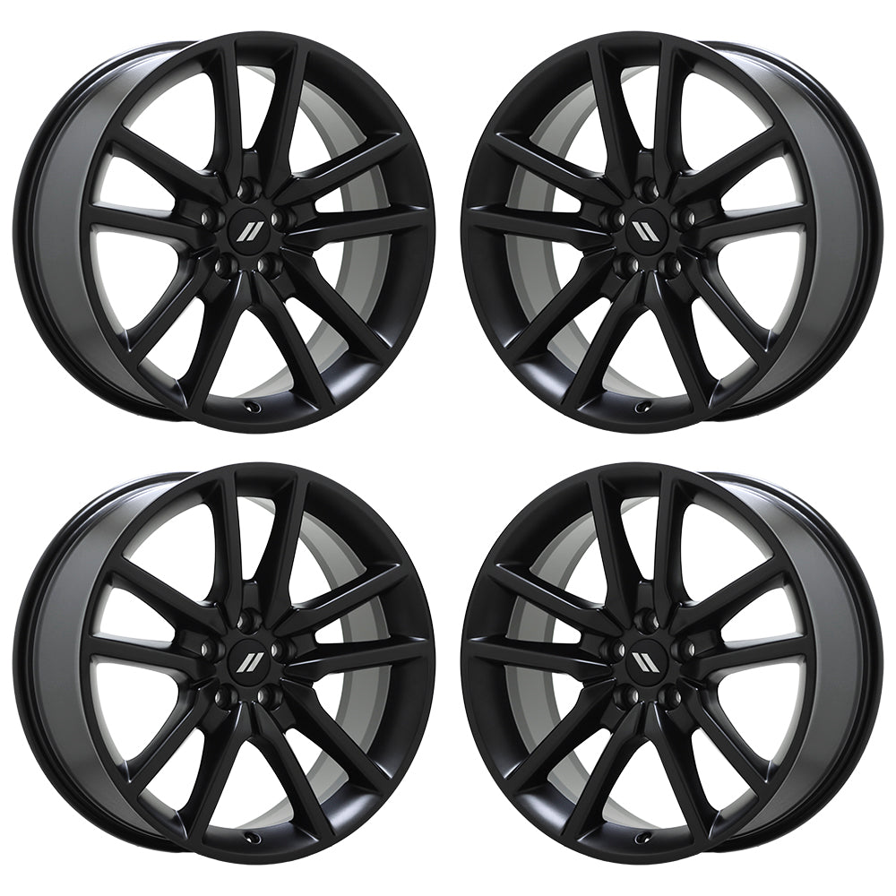 20" Dodge Charger Challenger Satin Black wheels rims Factory OEM set 2712