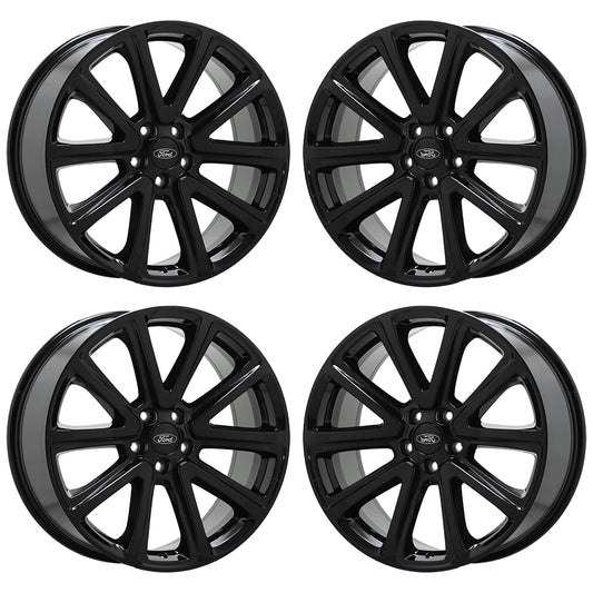 20" Ford Explorer Gloss Black wheels rims Factory OEM set 3994 EXCHANGE