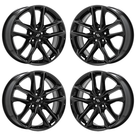 20" Dodge Charger Challenger Black Chrome wheels rims Factory OEM 2005 EXCHANGE