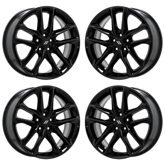 20" Dodge Charger Challenger Gloss Black wheels rims Factory OEM 2005