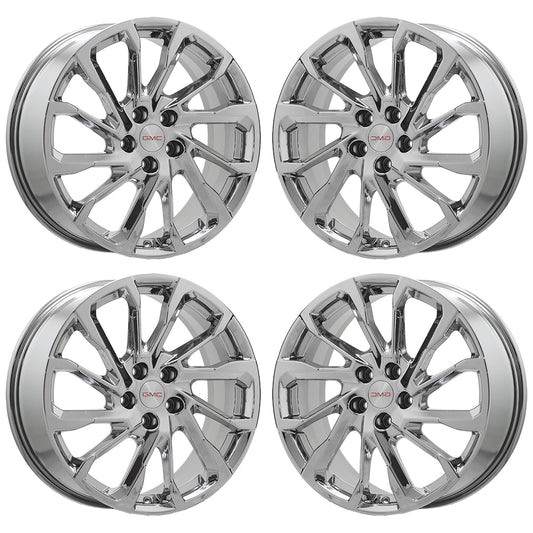 19" GMC Terrain Chrome wheels rims Factory OEM set 95204 EXCHANGE